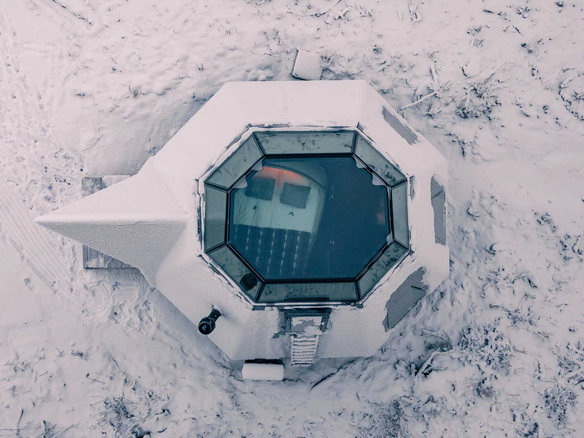 Komsio Glass Igloo Suite Apukka Resort Rovaniemi Lapland Finland