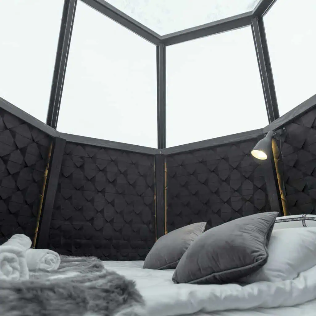 Komsio Glass Igloo Suite Apukka Resort Rovaniemi Lapland Finland