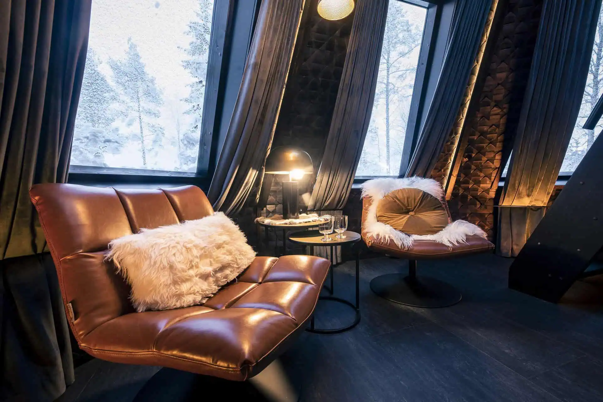 Komsio Glass Igloo Suite Apukka Resort Rovaniemi Lapland Finland