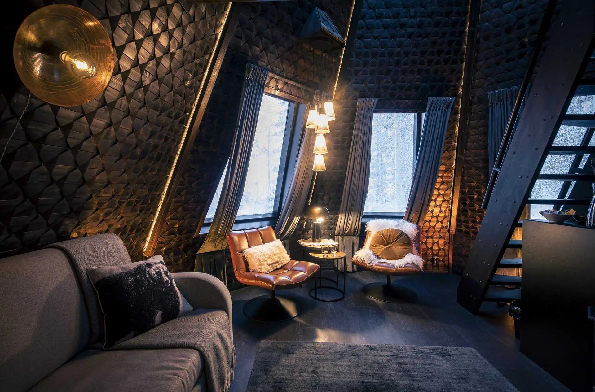 Komsio Glass Igloo Suite Apukka Resort Rovaniemi Lapland Finland
