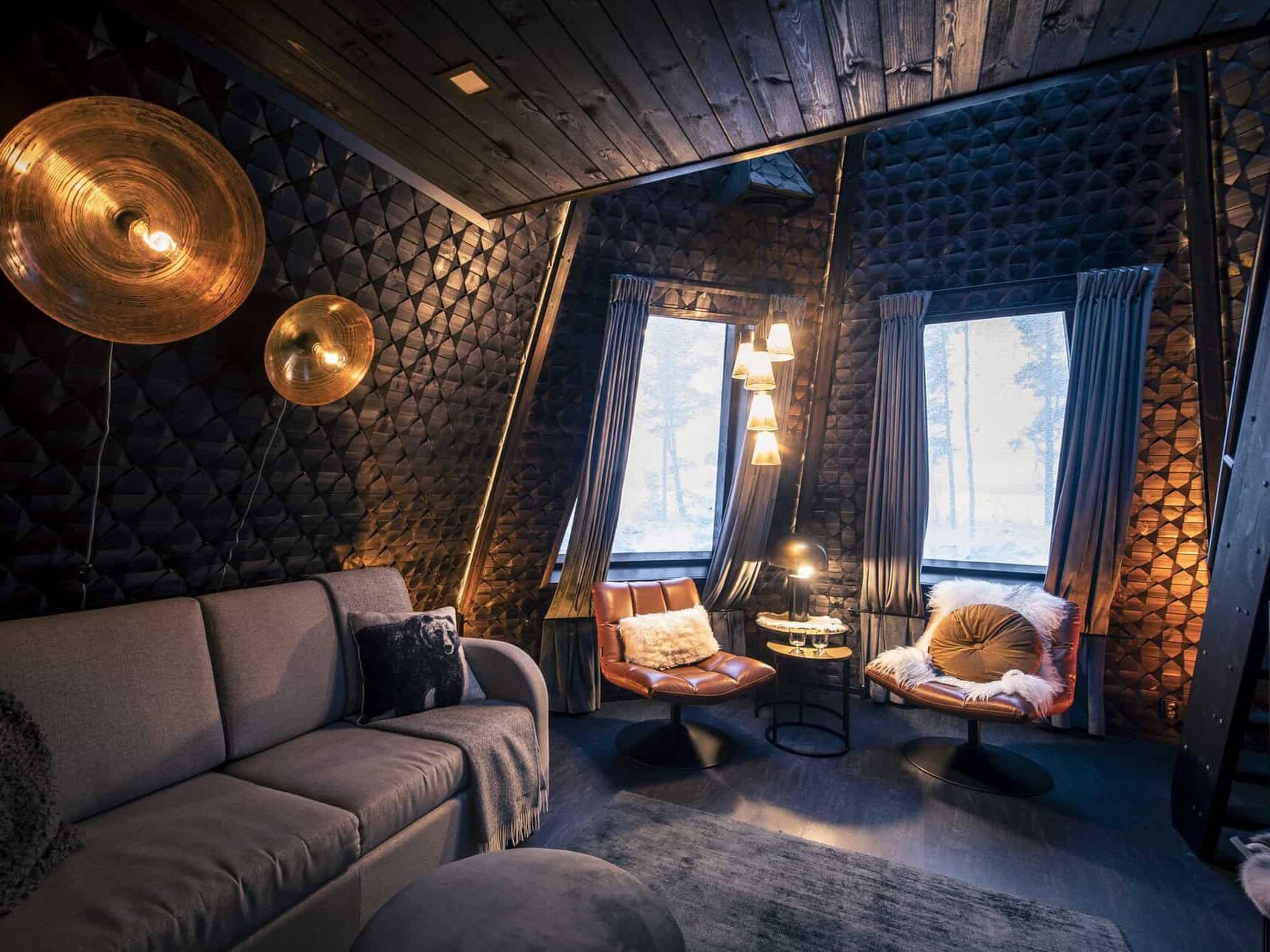 Komsio Glass Igloo Suite Apukka Resort Rovaniemi Lapland Finland