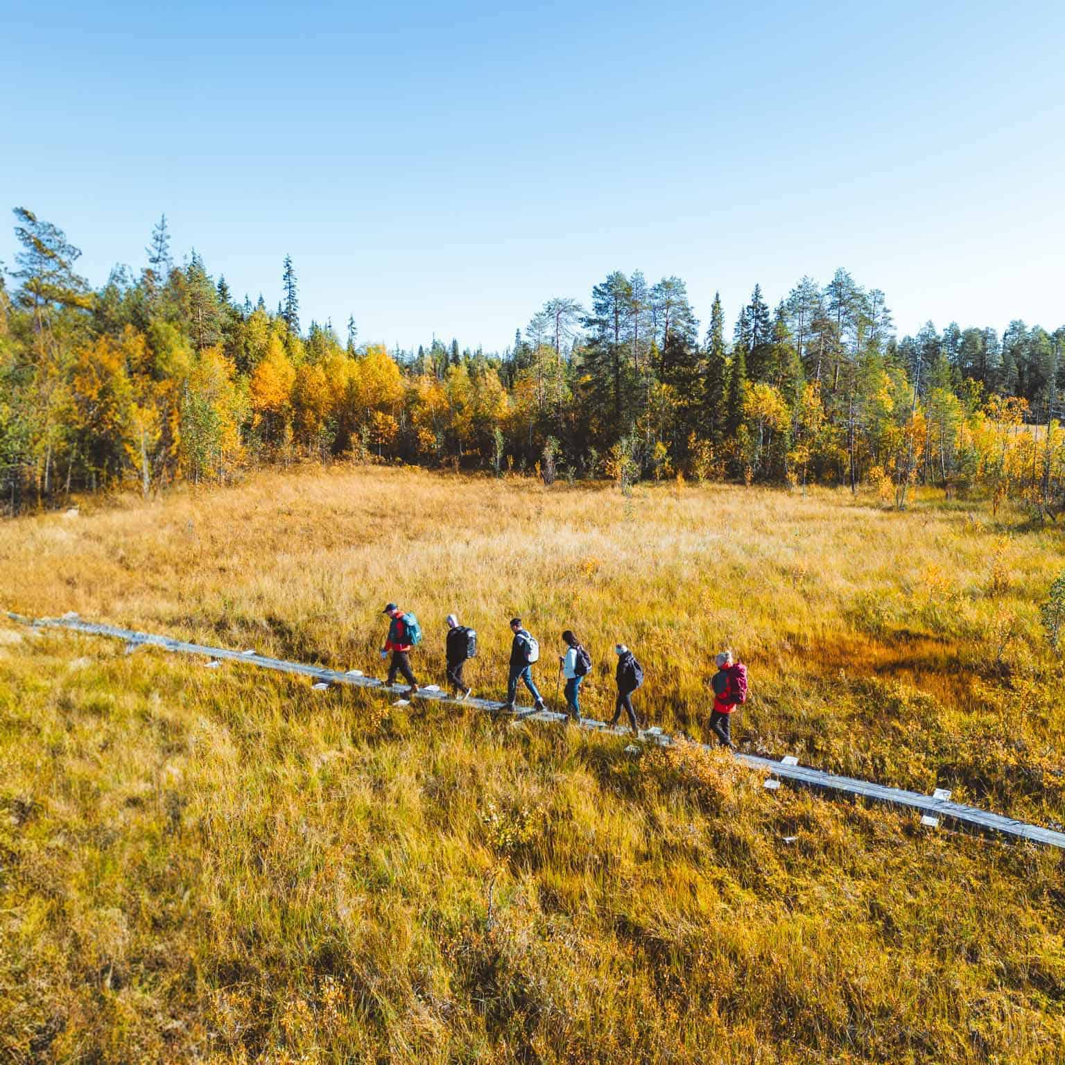 trekking in apukka resort Rovaniemi lapland finland