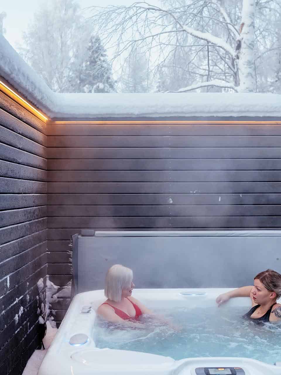sauna experience apukka resort rovaniemi lapland finland