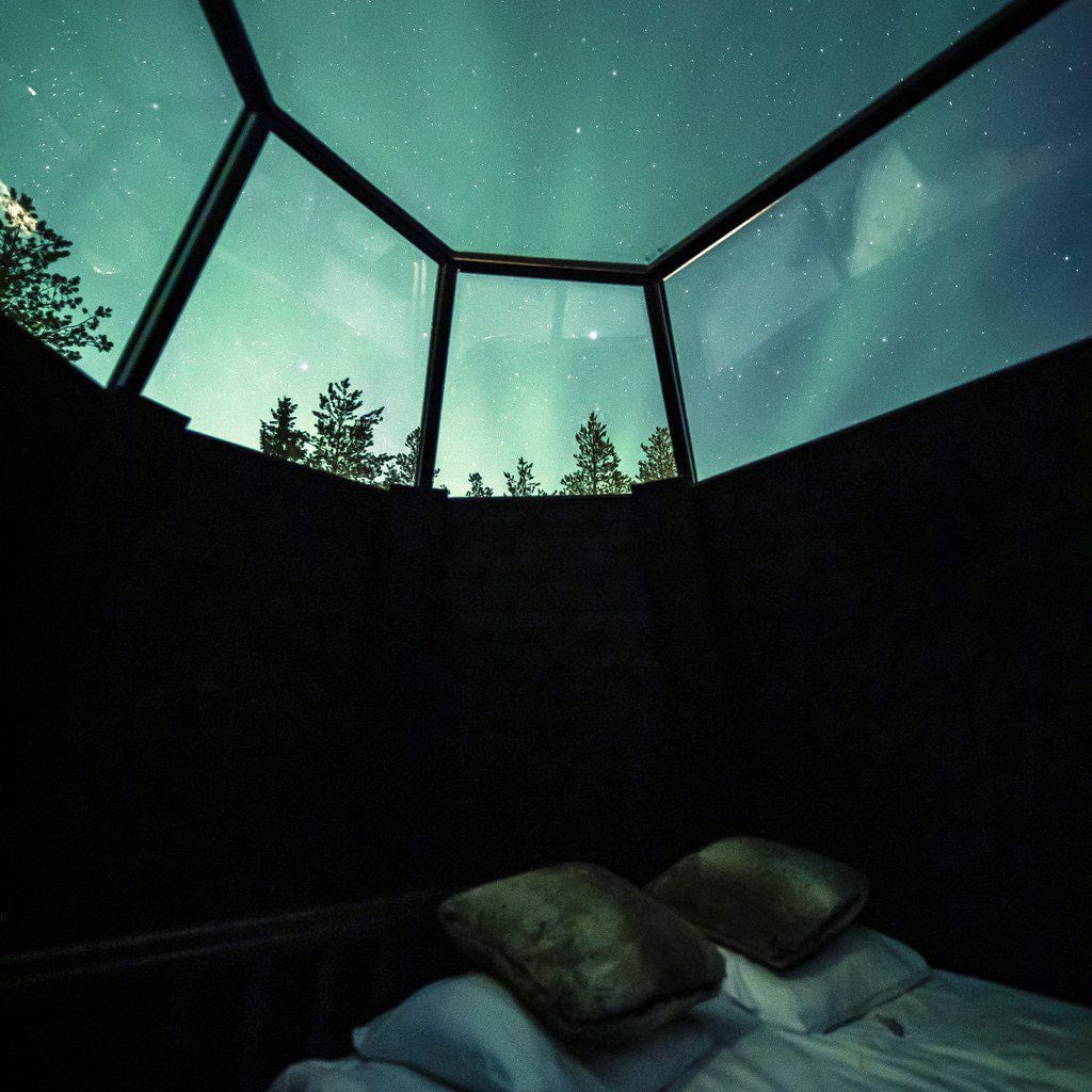 Kammi Glass Igloo Suite Apukka Resort Rovaniemi Lapland Finland
