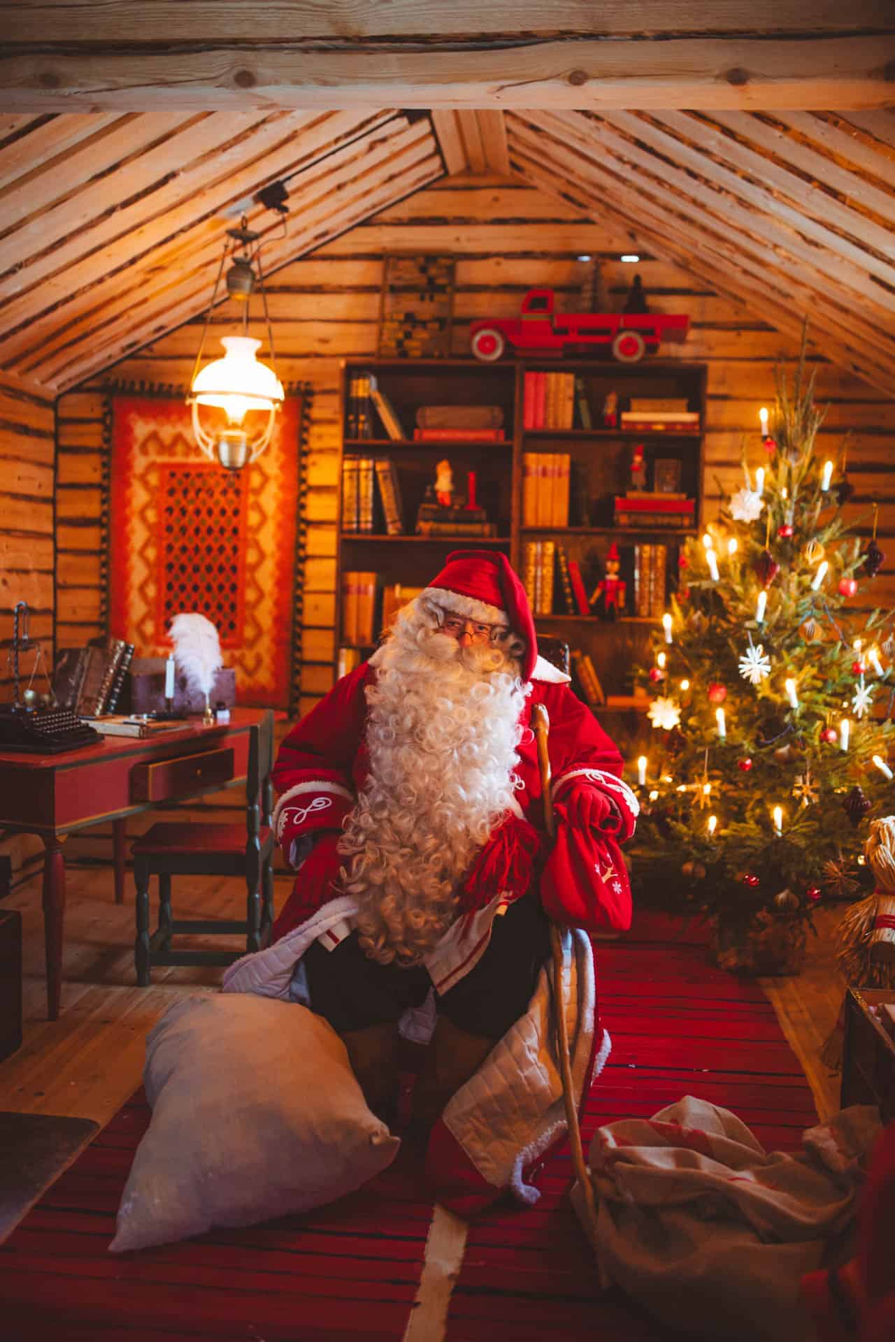 Santa Claus at Apukka Resort Rovaniemi Lapland Finland