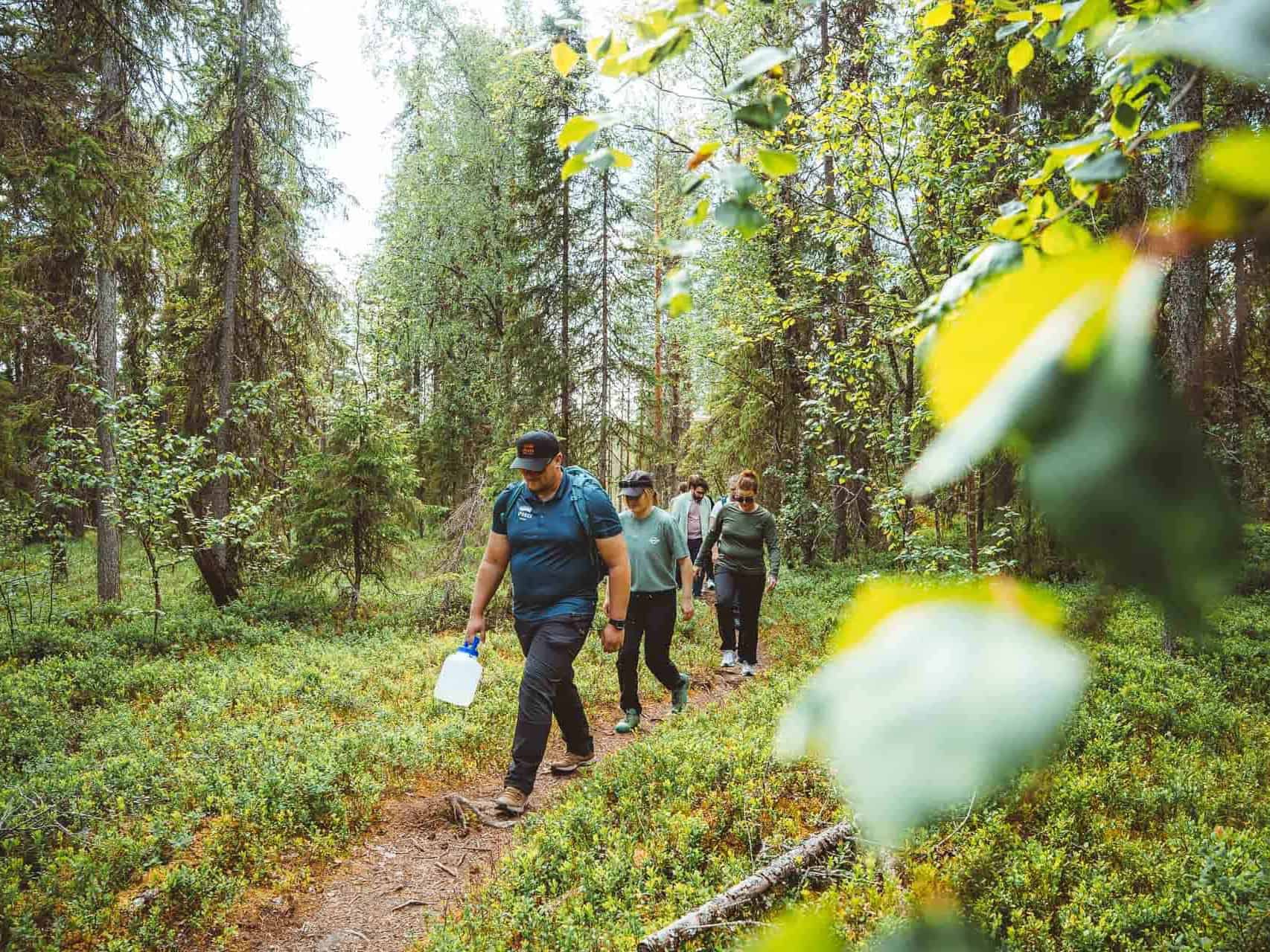 Guided trekking tour