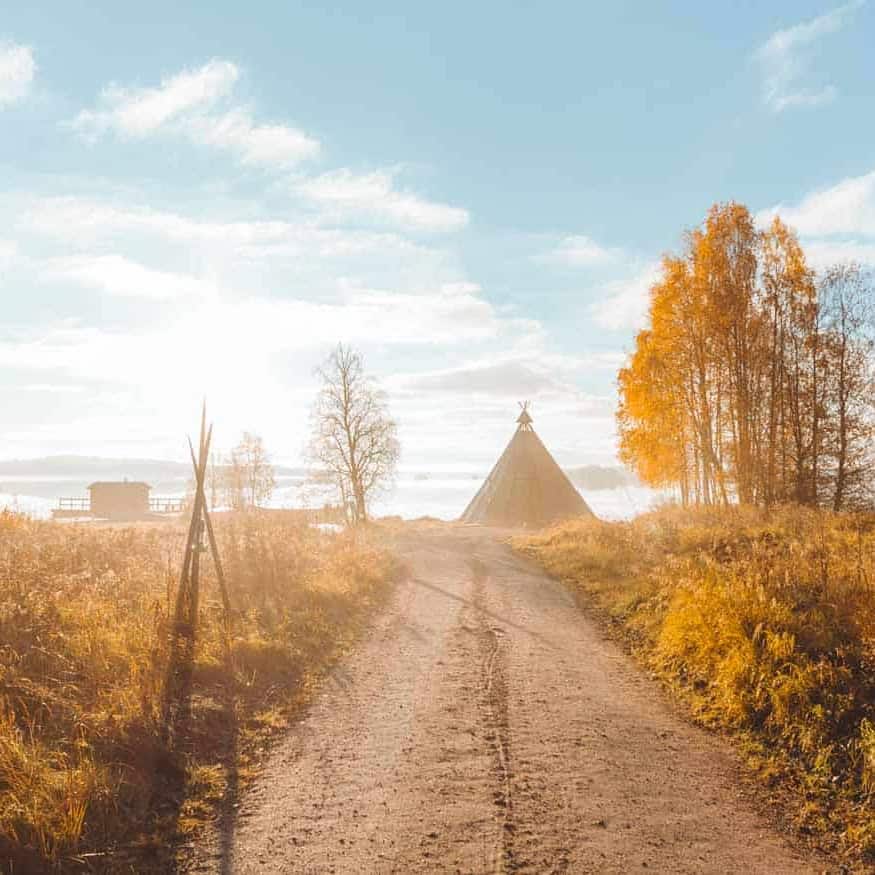 autumn foliage at Apukka Resort