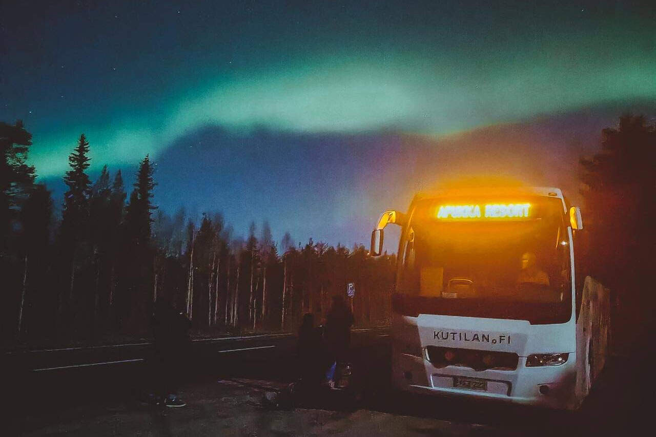 Bus ride to Northern Lights